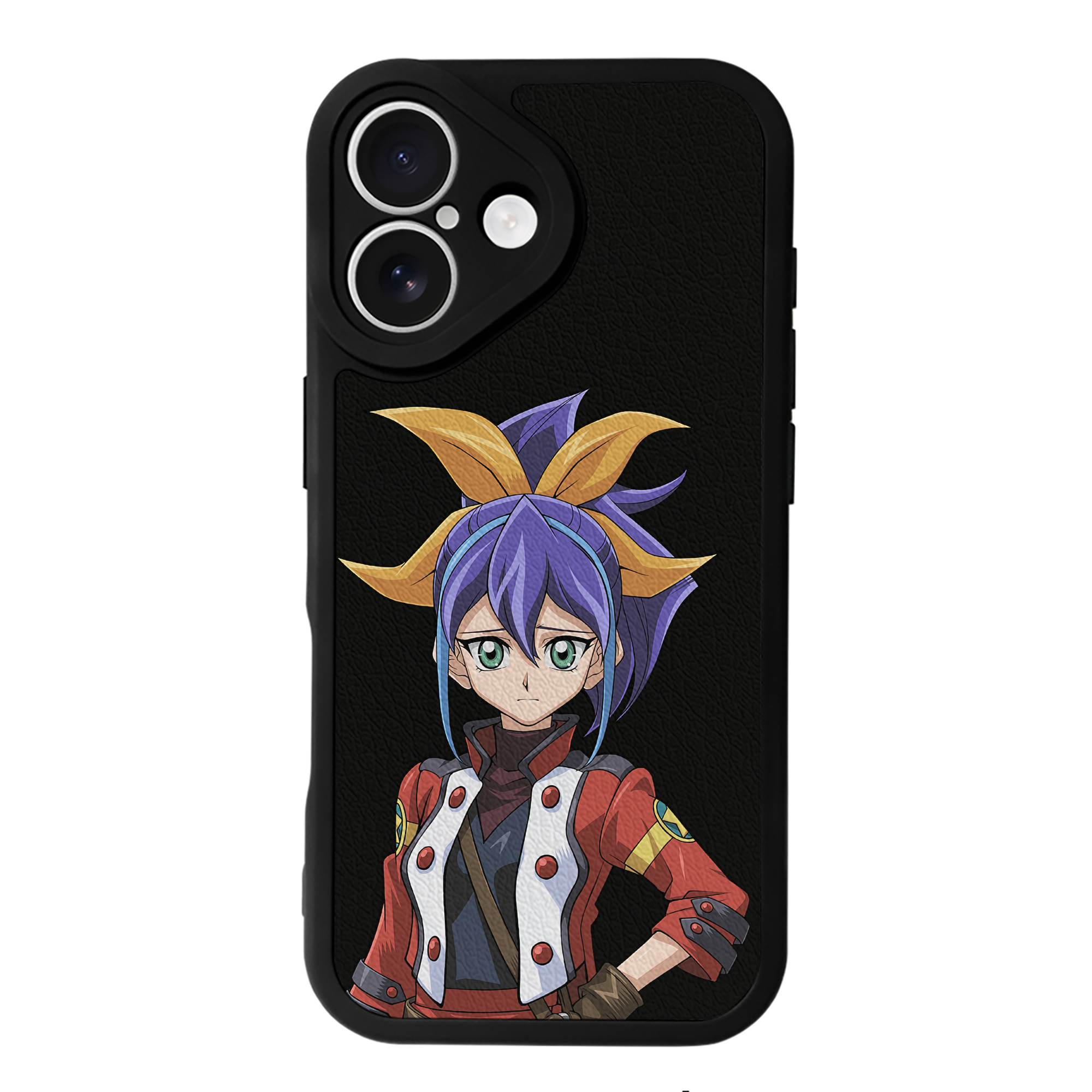 遊☆戯☆王 Yu-Gi-Oh! 【iPhone 16シリーズ対応】シリコンスマホケース（レザー調） 材質：シリコン
